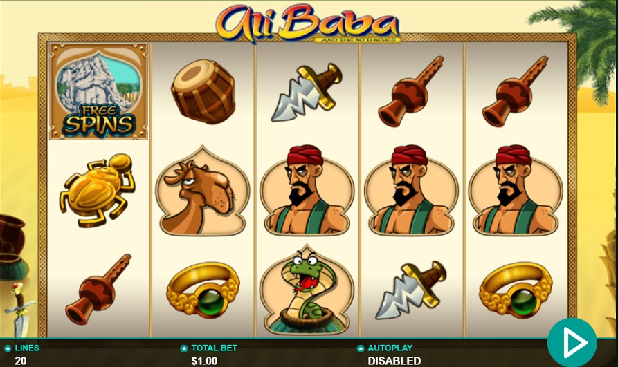 Winning combination of Ali Baba