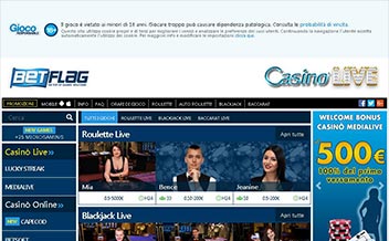 Screenshot 1 BetFlag Casino