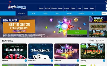 Screenshot 3 BoyleSports Casino