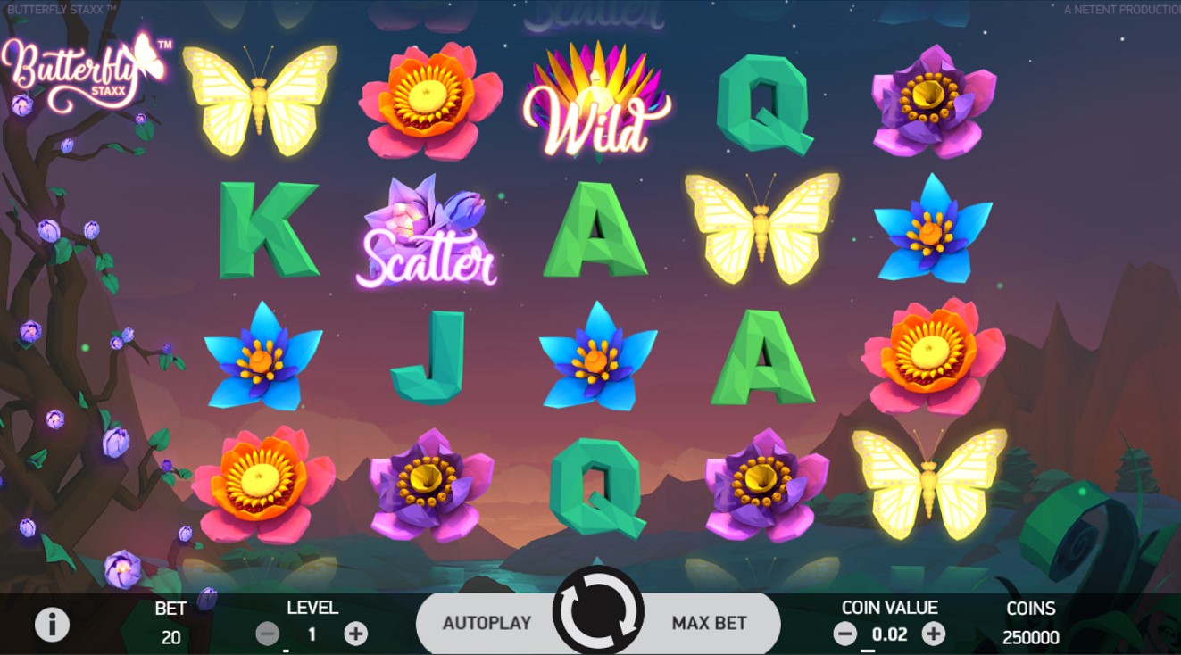 Gameplay of Butterfly Staxx