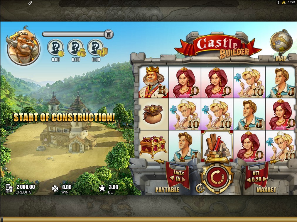 Gameplay of castle builder