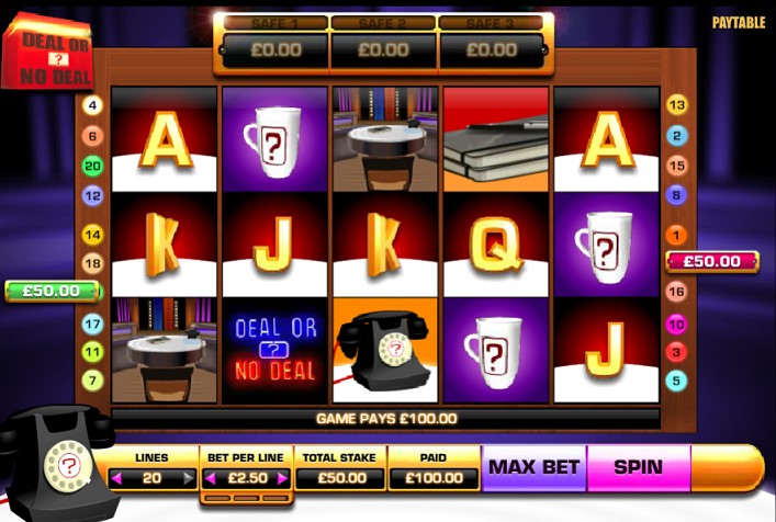 Winning combination of Deal Or No Deal