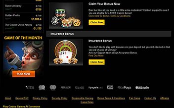 Screenshot 1 EuroMoon Casino