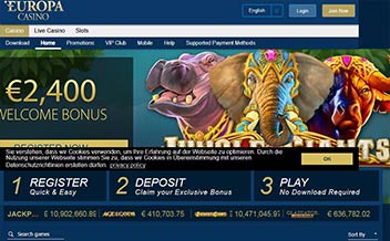 Screenshot 4 Europa Casino