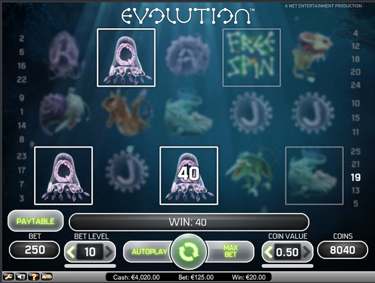 Winning combination of Evolution