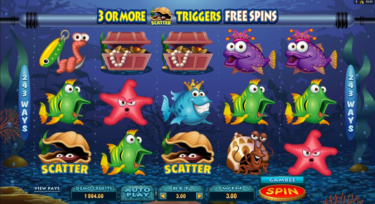Gameplay of fish party