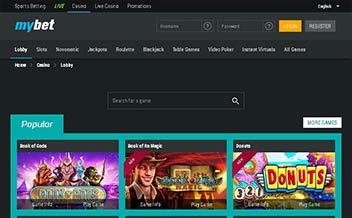 Screenshot 3 Mybet Casino