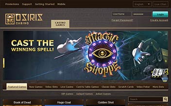 Screenshot 2 Osiris Casino