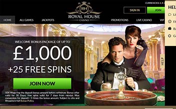 Screenshot 1 Royal House Casino