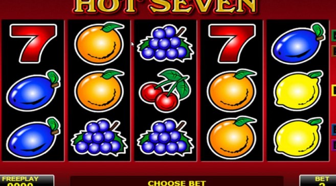 Winning combination of Hot Seven