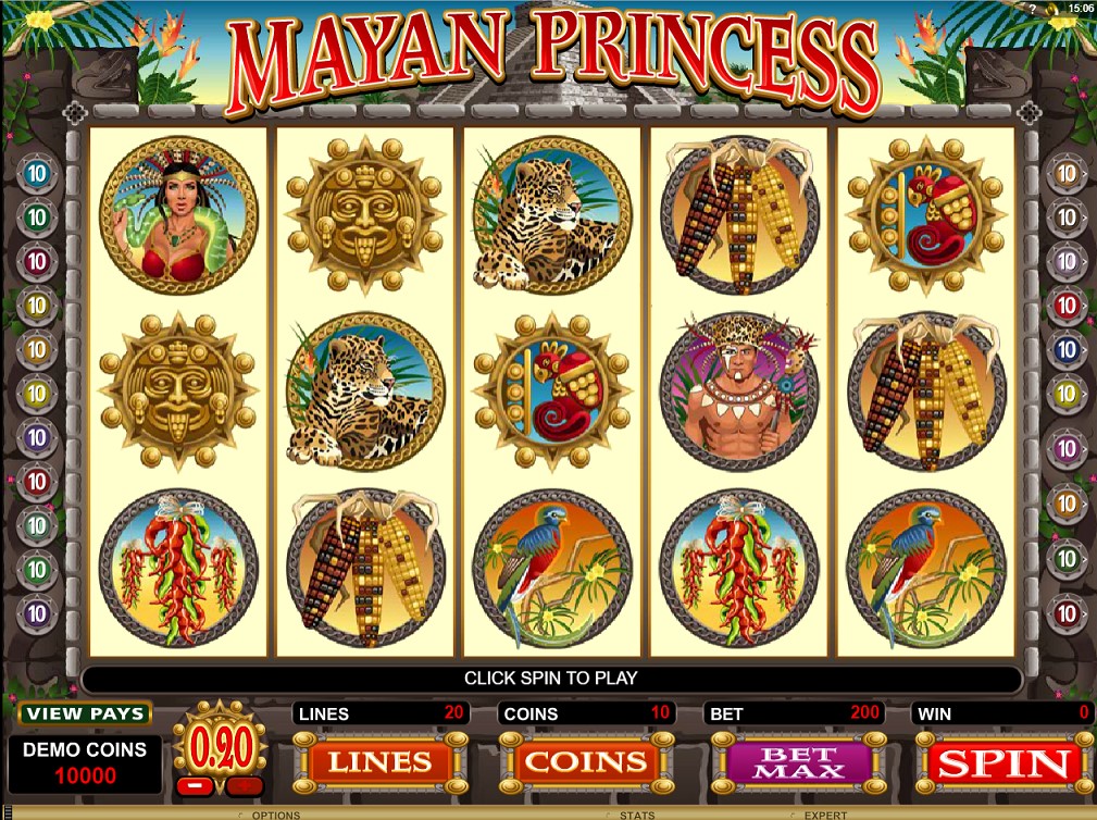 Gameplay of mayan princess
