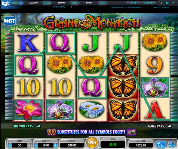 Winning combination of grand monarch