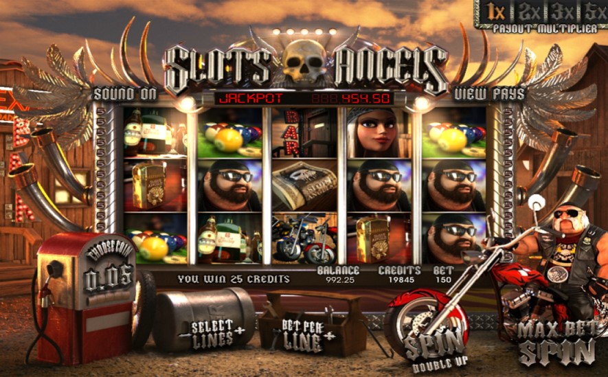 Winning combination of Slots Angels
