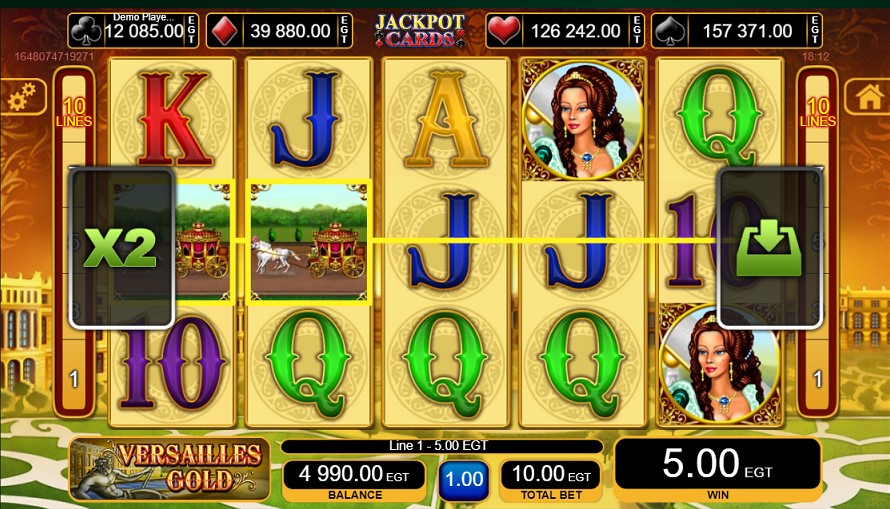 Winning combination of Versailles Gold