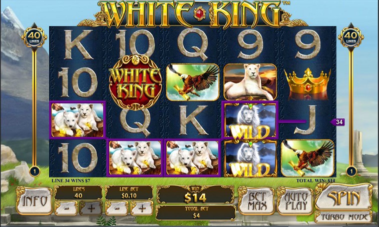 Winning combination of white king