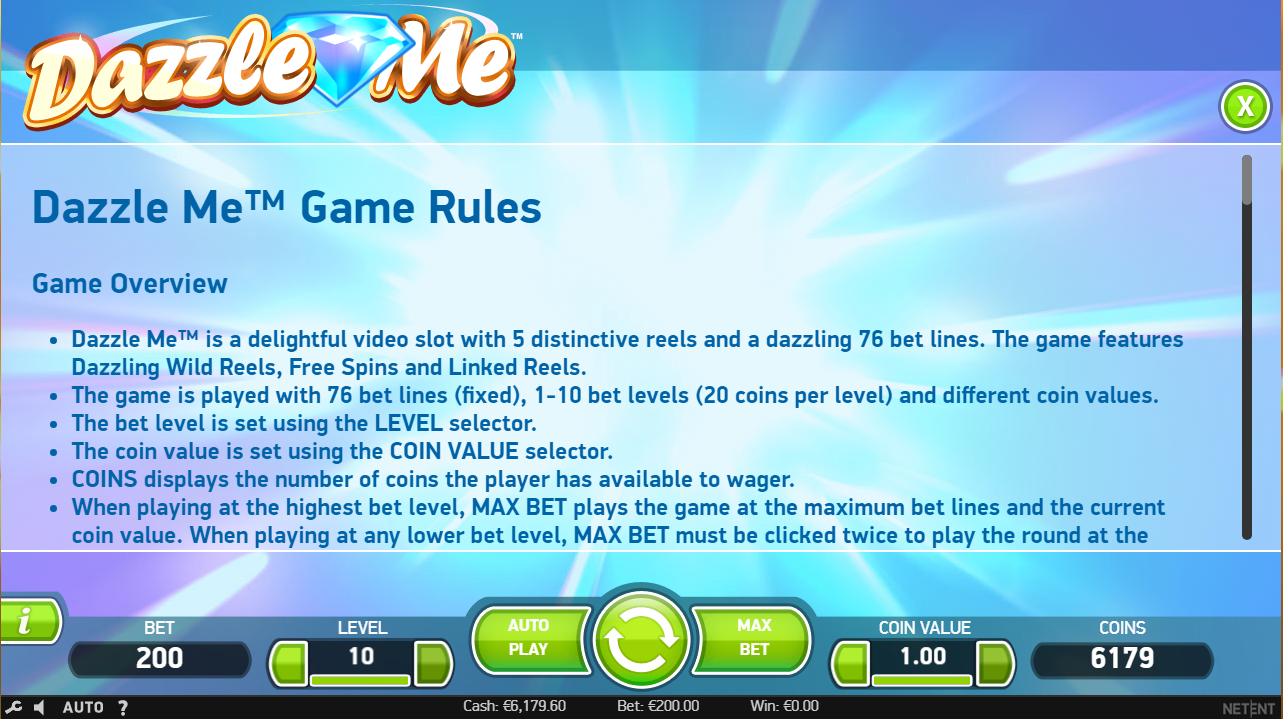 Paytable of copy cats