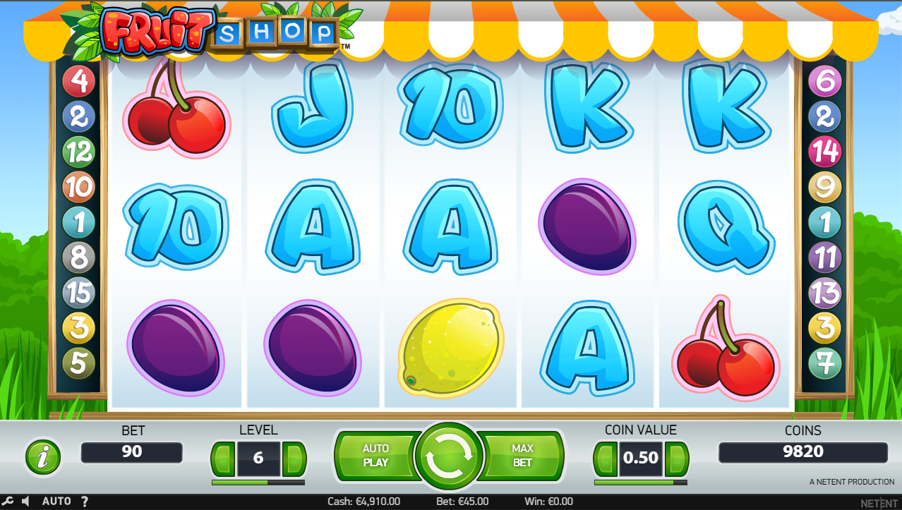 Gameplay of fruit shop