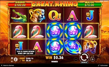 Winning combination of Great Rhino