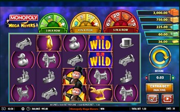 Gameplay of Monopoly Mega Movers