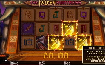 Winning combination of The Falcon Huntress