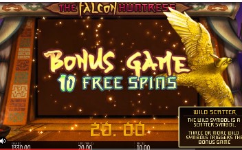Bonus Game of The Falcon Huntress