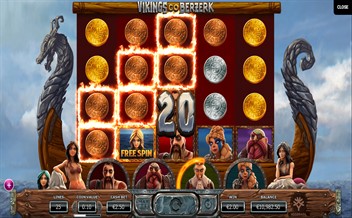 Winning combination of Vikings Go Berzerk