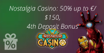 50% up to £150, 4th Deposit Bonus