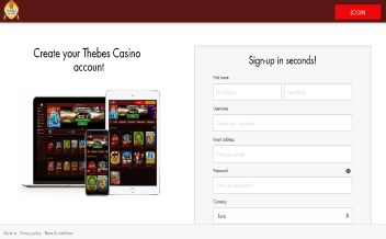 Screenshot 1 Thebes casino